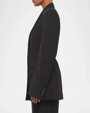 Helmut Lang Wool Gabardine Blazer | Thumbnail 5