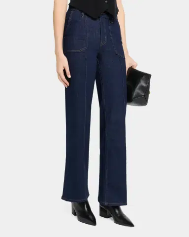 Frame Le Slim Palazzo Pintuck Wide-Leg Pants | Thumbnail 4 Frame Le Slim Palazzo Pintuck Wide-Leg Pants | Thumbnail 4