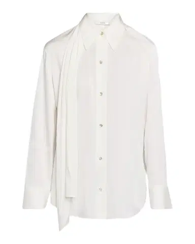 Vince Draped Scarf Silk-Blend Shirt | Thumbnail 1 Vince Draped Scarf Silk-Blend Shirt | Thumbnail 1