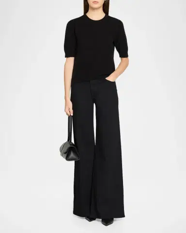 Frame The Palace Cotton-Blend Wide-Leg Jeans | Thumbnail 2 Frame The Palace Cotton-Blend Wide-Leg Jeans | Thumbnail 2