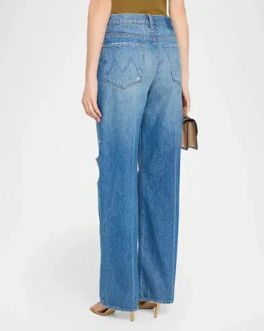 Mother The Rerun Zip Sneak Jeans | Thumbnail 3 Mother The Rerun Zip Sneak Jeans | Thumbnail 3
