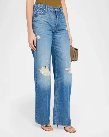 Mother The Rerun Zip Sneak Jeans | Thumbnail 4 Mother The Rerun Zip Sneak Jeans | Thumbnail 4