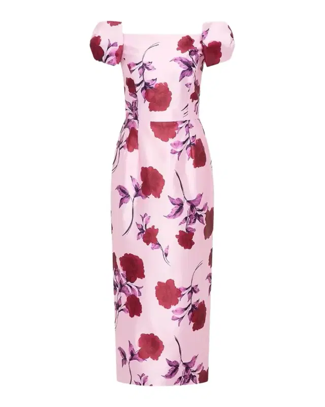 Rebecca Vallance Melora Floral Midi Dress