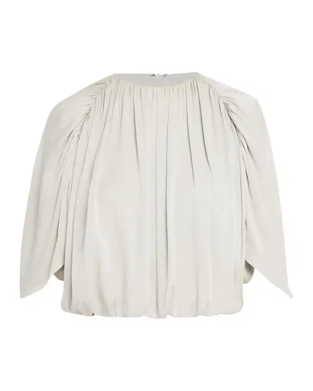 Gathered Cape Bubble Top