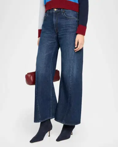Mother Lil Lemon Twist Wide-Leg Jeans | Thumbnail 4 Mother Lil Lemon Twist Wide-Leg Jeans | Thumbnail 4