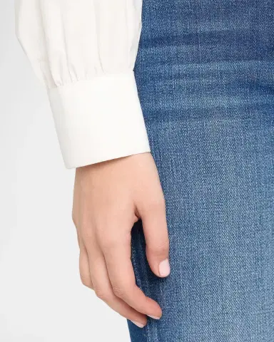 Mother The Insider Frayed Bootcut Ankle Jeans | Thumbnail 5