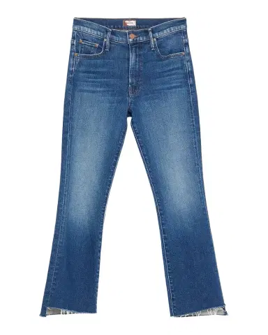 Mother The Insider Frayed Bootcut Ankle Jeans | Thumbnail 1