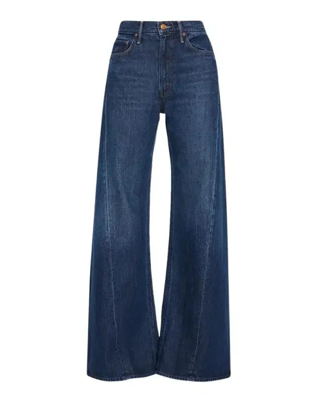 Mother The Lemon Twist Wide-Leg Jeans