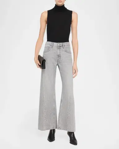 Mother The Lemon Twist Wide-Leg Jeans | Thumbnail 2 Mother The Lemon Twist Wide-Leg Jeans | Thumbnail 2