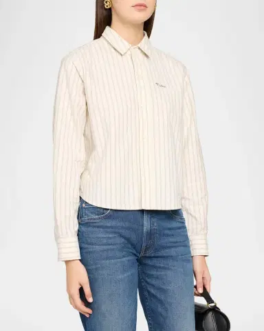 Mother The Cropped Bestie Shirt | Thumbnail 4 Mother The Cropped Bestie Shirt | Thumbnail 4