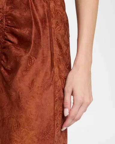 Johnny Was Endora Floral Viscose-Silk Midi Skirt | Thumbnail 5