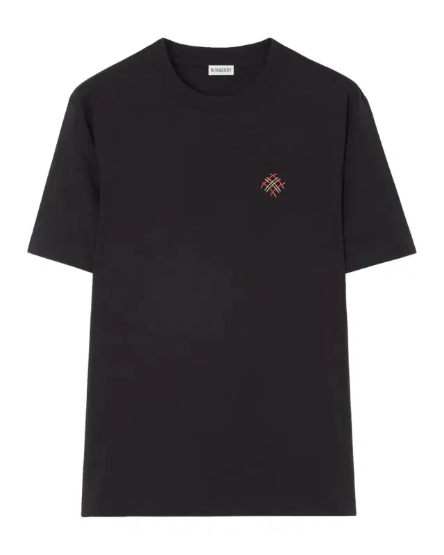Burberry Ryan Script Cotton Crewneck T-Shirt