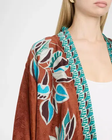 Johnny Was Shakri Floral-Print Short Kimono | Thumbnail 5