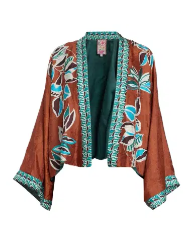 Johnny Was Shakri Floral-Print Short Kimono | Thumbnail 1