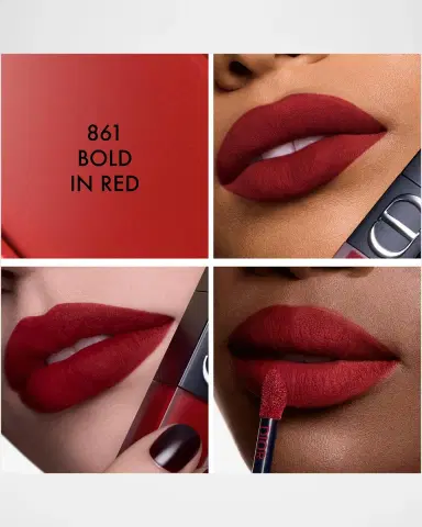 Dior Rouge On Stage Ink Blur Matte Liquid Lipstick, Bold In Red | Thumbnail 3