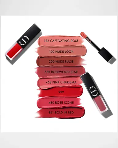 Dior Rouge On Stage Ink Blur Matte Liquid Lipstick, Bold In Red | Thumbnail 6