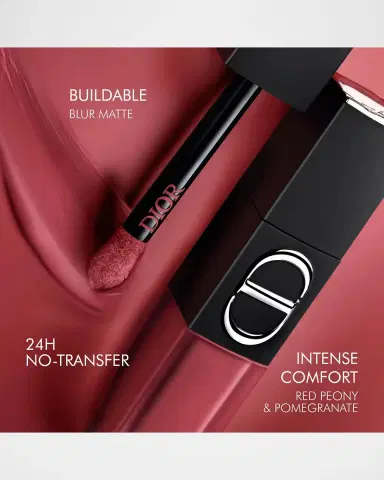 Dior Rouge On Stage Ink Blur Matte Liquid Lipstick, Bold In Red | Thumbnail 8