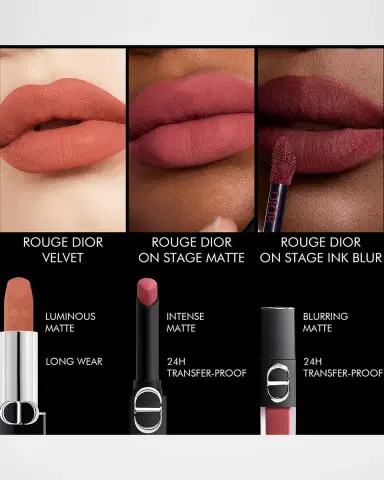 Dior Rouge On Stage Ink Blur Matte Liquid Lipstick, Bold In Red | Thumbnail 10