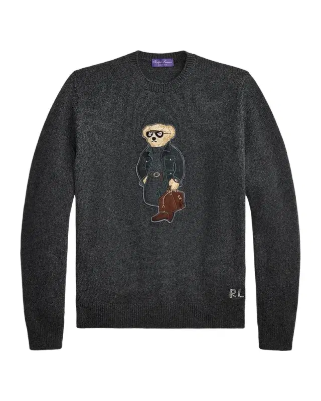 Ralph Lauren Purple Label Men's Polo Bear Cashmere Sweater