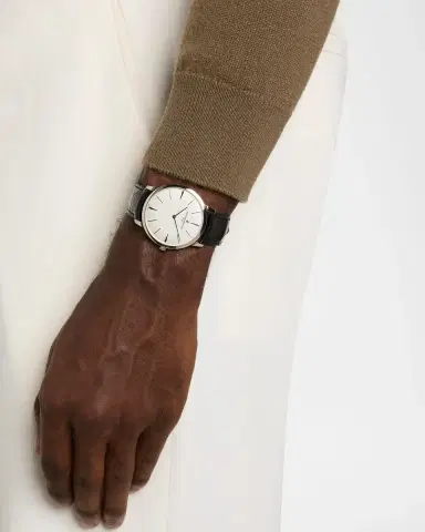 Vintage Watches Men's Vacheron Constantin Patrimony Alligator-Strap Watch, 40mm | Thumbnail 2