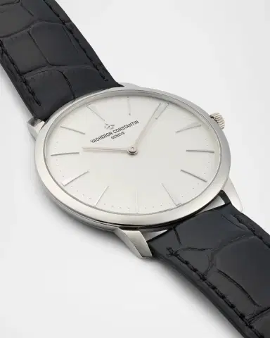 Vintage Watches Men's Vacheron Constantin Patrimony Alligator-Strap Watch, 40mm | Thumbnail 3