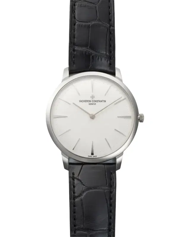 Vintage Watches Men's Vacheron Constantin Patrimony Alligator-Strap Watch, 40mm
