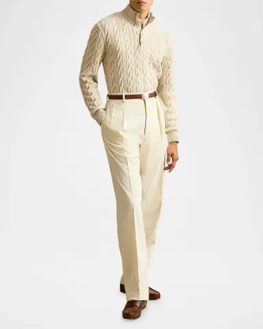 Ralph Lauren Purple Label Cable-Knit Cashmere Sweater | Thumbnail 2 Ralph Lauren Purple Label Cable-Knit Cashmere Sweater | Thumbnail 2