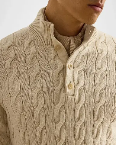 Ralph Lauren Purple Label Cable-Knit Cashmere Sweater | Thumbnail 5 Ralph Lauren Purple Label Cable-Knit Cashmere Sweater | Thumbnail 5