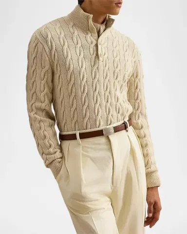 Ralph Lauren Purple Label Cable-Knit Cashmere Sweater | Thumbnail 6 Ralph Lauren Purple Label Cable-Knit Cashmere Sweater | Thumbnail 6
