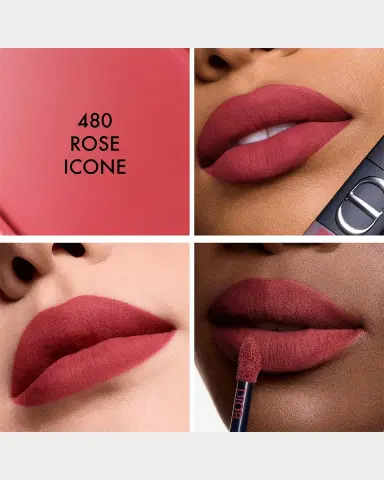 Dior Rouge On Stage Ink Blur Matte Liquid Lipstick, Rose Icone | Thumbnail 3 Dior Rouge On Stage Ink Blur Matte Liquid Lipstick, Rose Icone | Thumbnail 3