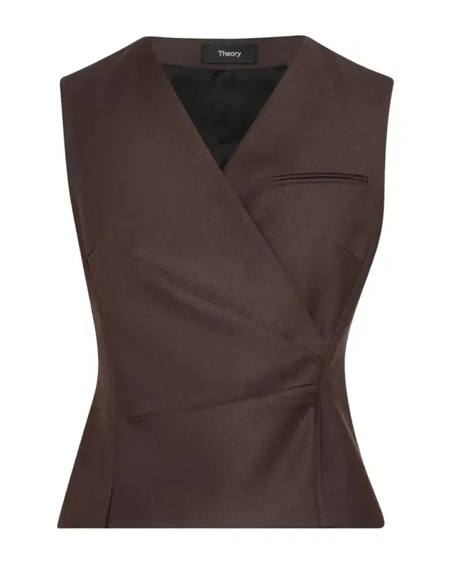 Double-Breasted Wrap Vest