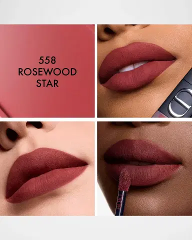 Dior Rouge On Stage Ink Blur Matte Liquid Lipstick, Rosewood Star | Thumbnail 3