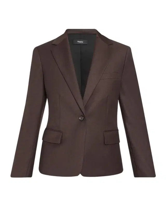 Theory One-Button Slim Single-Breasted Blazer