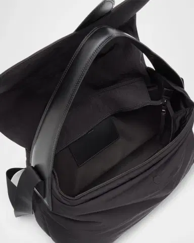 Jacquemus Men's Bambino Padded Nylon Messenger Bag | Thumbnail 4 Jacquemus Men's Bambino Padded Nylon Messenger Bag | Thumbnail 4