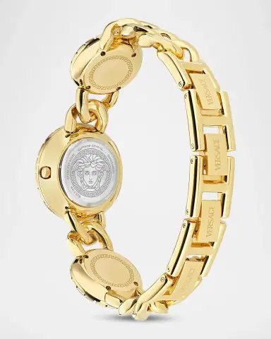 Versace La Greca 28mm IP Yellow Gold Bracelet Watch | Thumbnail 4