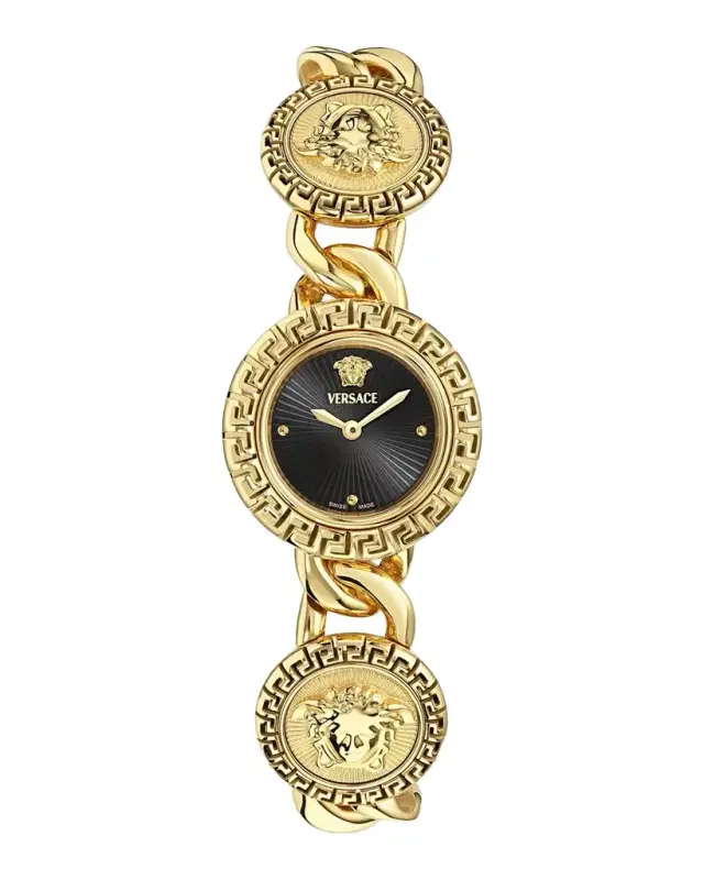 La Greca 28mm IP Yellow Gold Bracelet Watch