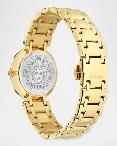 Versace Antlia 34mm IP Yellow Gold Bracelet Watch | Thumbnail 4