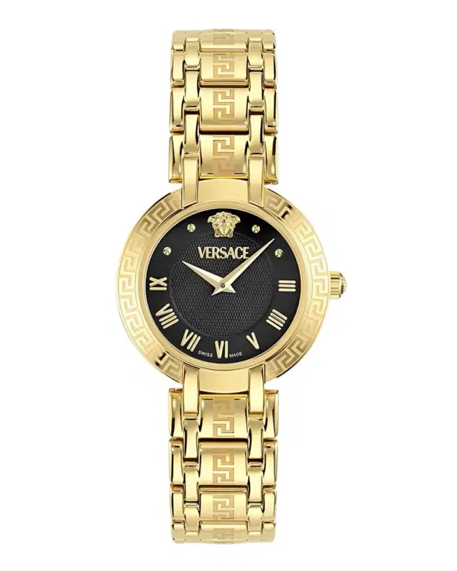 Versace Antlia 34mm IP Yellow Gold Bracelet Watch