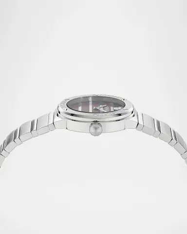 Versace Greca Logo Pearl 33mm Stainless Steel Bracelet Watch | Thumbnail 3