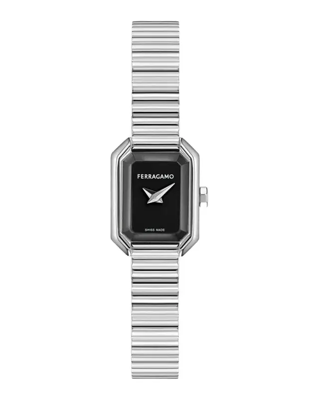 Ferragamo Stainless Steel Bracelet Watch/15MM