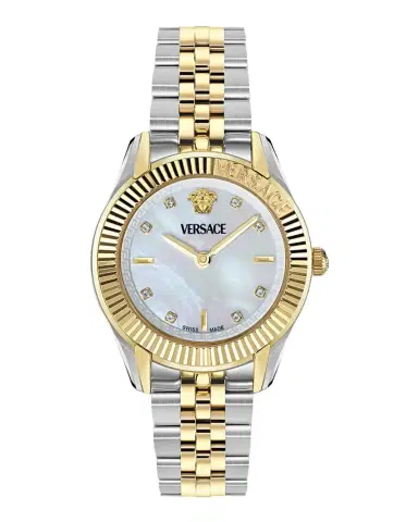 Versace Greca Time Diamond 30mm Two-Tone Bracelet Watch | Thumbnail 1
