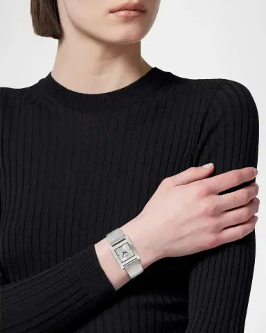 Versace Mosaic 22x22mm Stainless Steel Bracelet Watch | Thumbnail 2