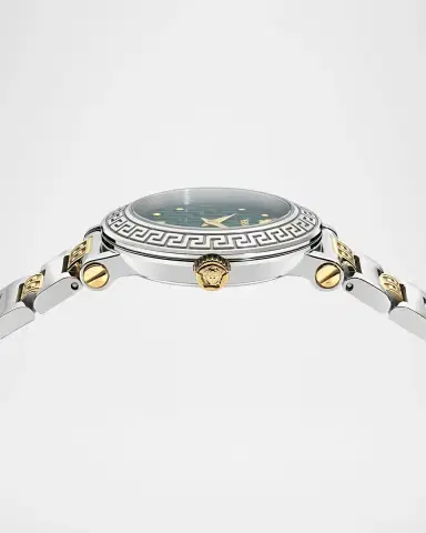 Versace Greca Sphere Petite 30mm Two-Tone Bracelet Watch | Thumbnail 3 Versace Greca Sphere Petite 30mm Two-Tone Bracelet Watch | Thumbnail 3