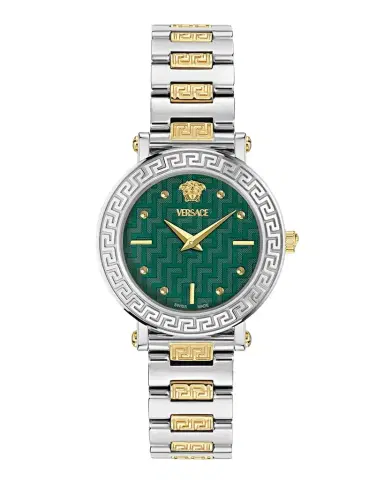Versace Greca Sphere Petite 30mm Two-Tone Bracelet Watch | Thumbnail 1 Versace Greca Sphere Petite 30mm Two-Tone Bracelet Watch | Thumbnail 1