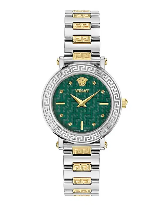 Versace Greca Sphere Petite 30mm Two-Tone Bracelet Watch
