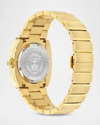 Versace Men's Medusa Antares 35mm IP Yellow Gold Bracelet Watch | Thumbnail 4 Versace Men's Medusa Antares 35mm IP Yellow Gold Bracelet Watch | Thumbnail 4