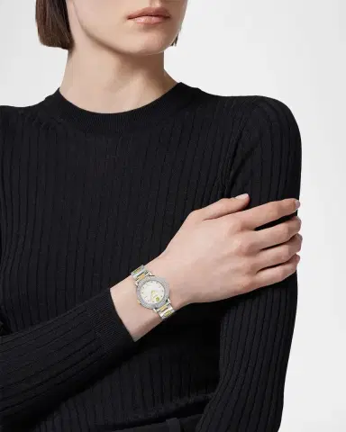 Versace Greca Sphere Petite 30mm Two-Tone Bracelet Watch | Thumbnail 2 Versace Greca Sphere Petite 30mm Two-Tone Bracelet Watch | Thumbnail 2