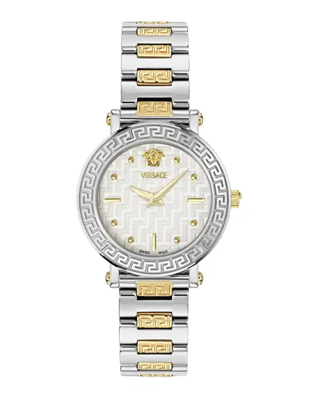 Versace Greca Sphere Petite 30mm Two-Tone Bracelet Watch