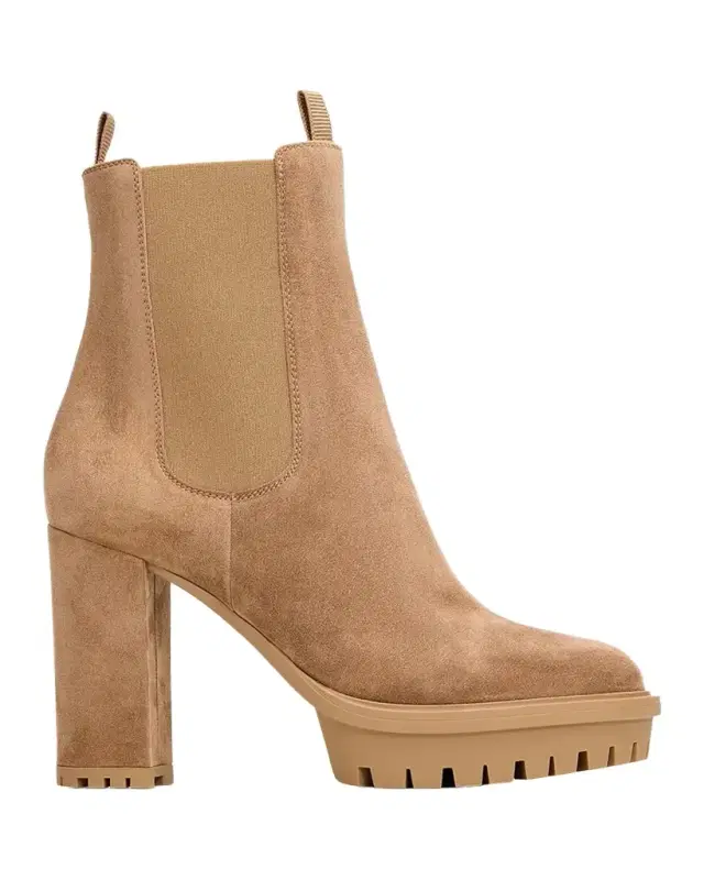 Gianvito Rossi 70mm Suede Chelsea Boots