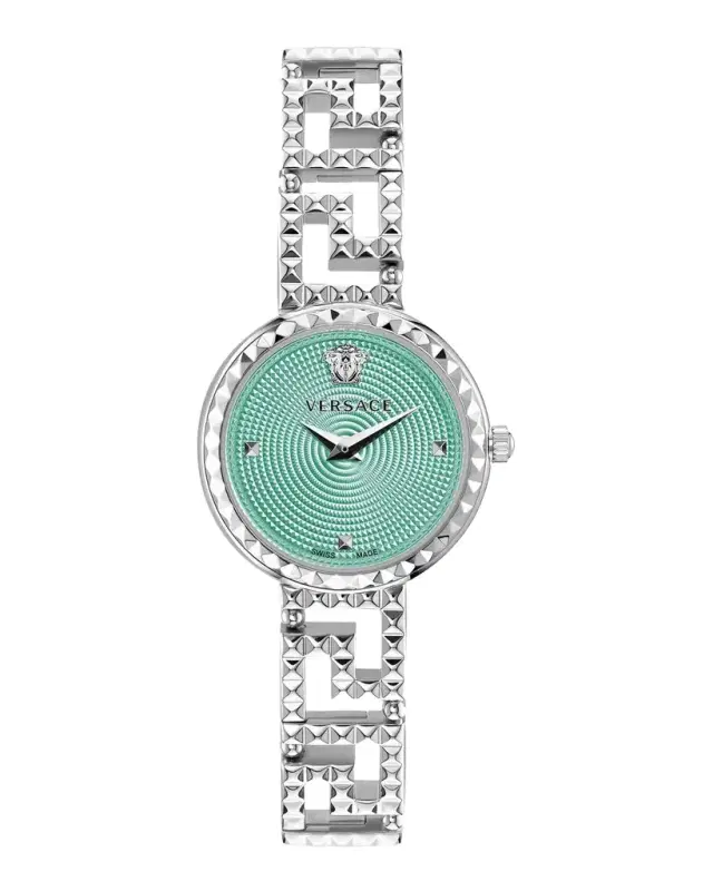 Versace Greca Goddess 28mm Stainless Steel Bracelet Watch